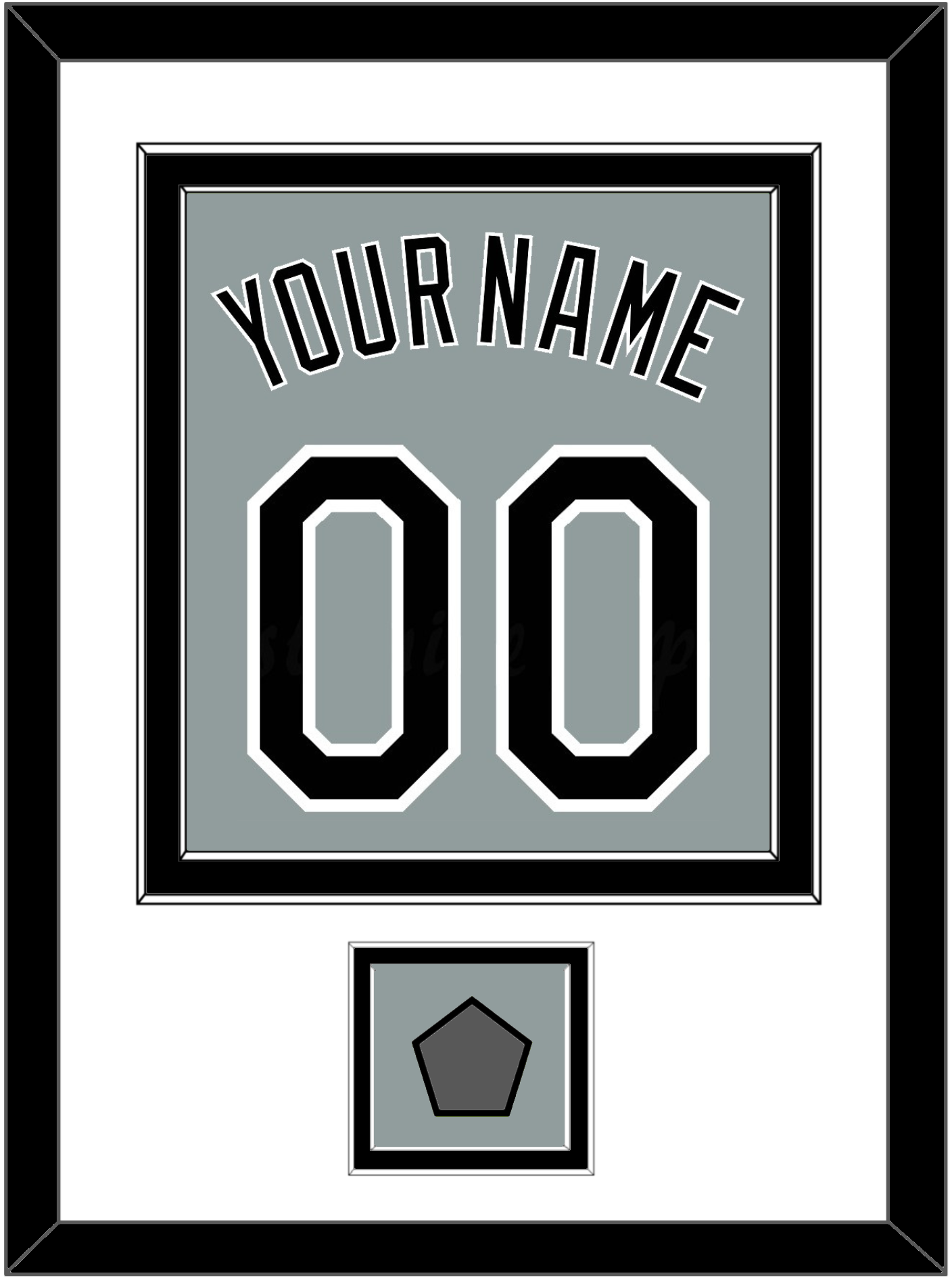 Chicago Name, Number & 2005 World Series Jersey Patch - Road Gray - Signature Tier 1