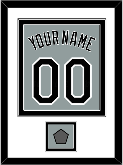 Chicago Name, Number & 2005 World Series Champions Patch - Road Gray - Signature Tier 1