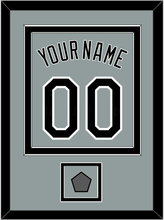 Chicago Name, Number & 2005 World Series Champions Patch - Road Gray - Signature Tier 2