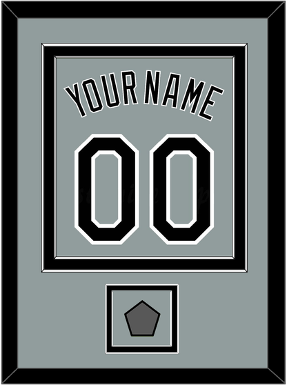 Chicago Name, Number & 2005 World Series Jersey Patch - Road Gray - Signature Tier 2