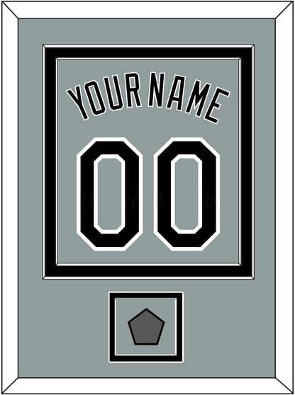 Chicago Name, Number & 2005 World Series Champions Patch - Road Gray - Signature Tier 2