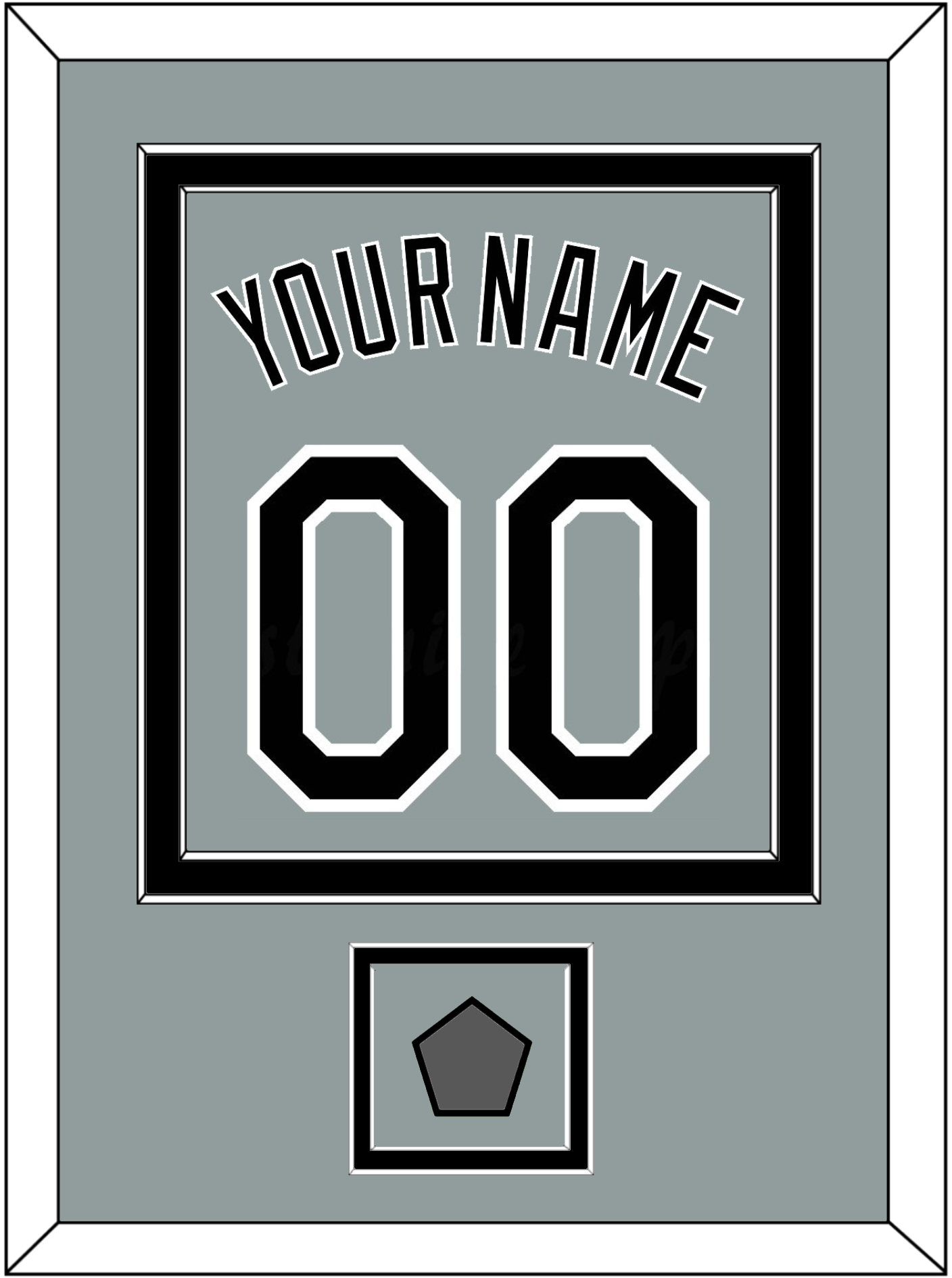 Chicago Name, Number & 2005 World Series Jersey Patch - Road Gray - Signature Tier 2