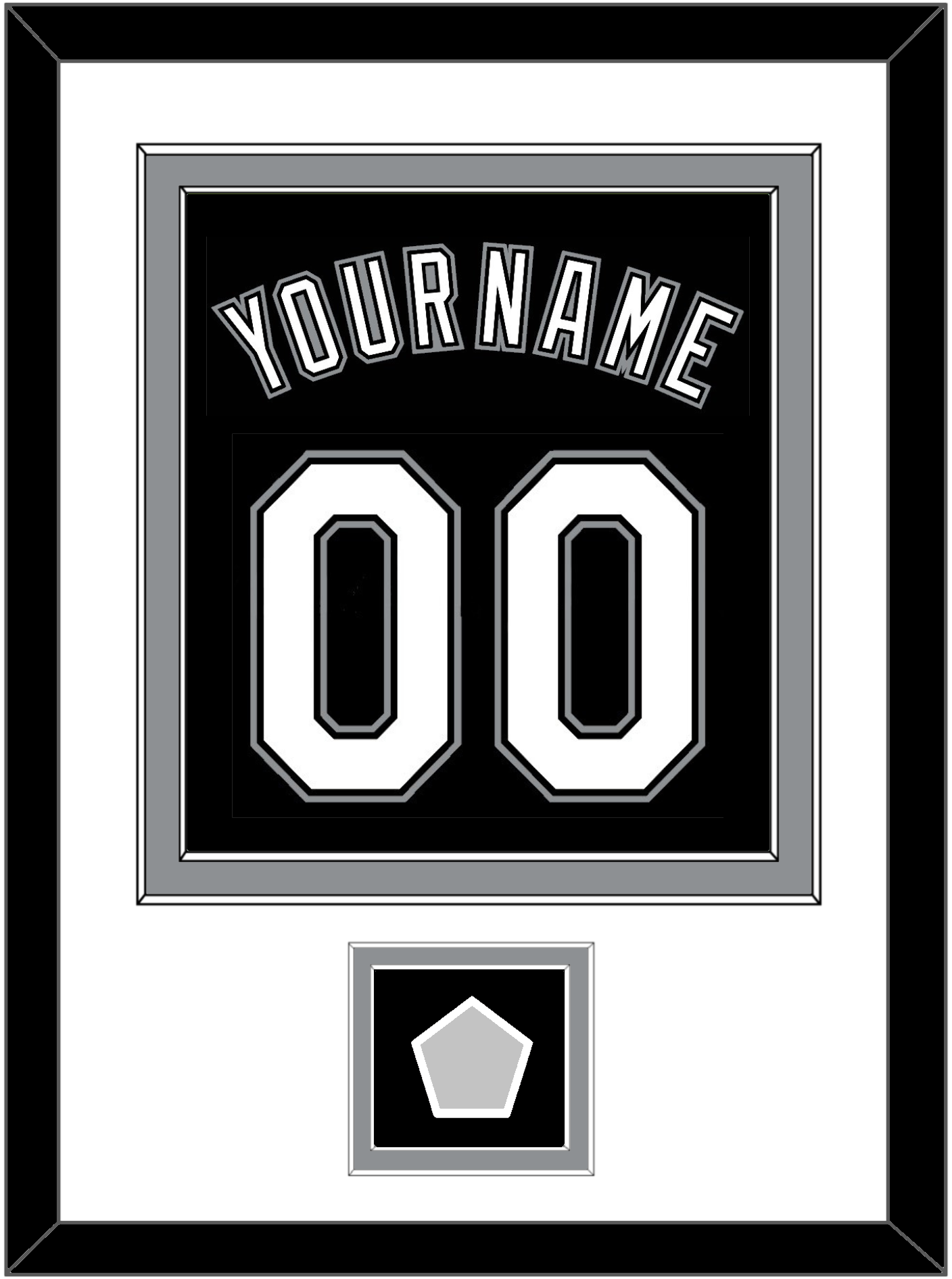 Chicago Name, Number & 2005 World Series Jersey Patch - Alternate Black - Signature Tier 1