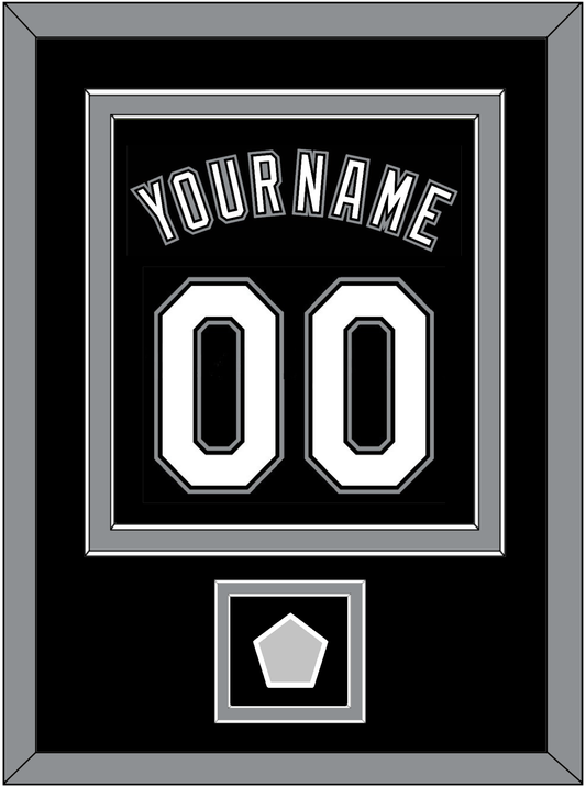 Chicago Name, Number & 2005 World Series Champions Patch - Alternate Black - Signature Tier 2