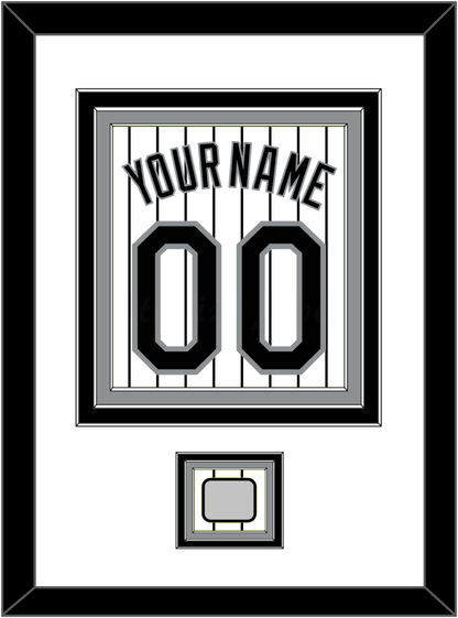 Chicago Name, Number & 2005 World Series Jersey Patch - Home White Pinstripes - Premier Tier 1