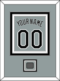 Chicago Name, Number & 2005 World Series Jersey Patch - Road Gray - Triple Mat 2