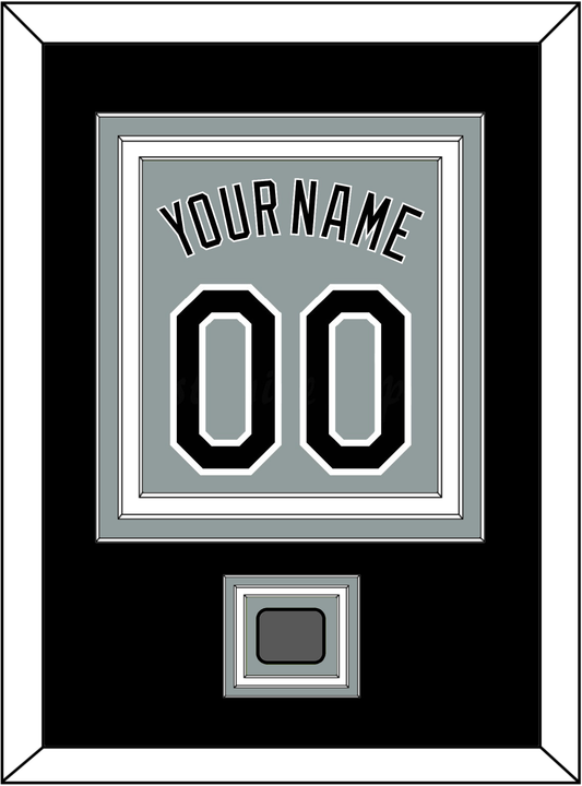 Chicago Name, Number & 2005 World Series Champions Patch - Road Gray - Premier Tier 3