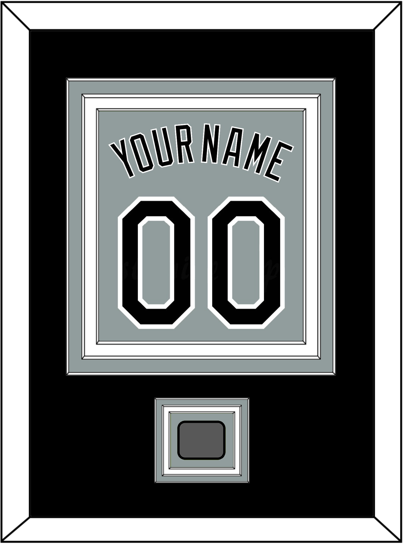 Chicago Name, Number & 2005 World Series Jersey Patch - Road Gray - Premier Tier 3