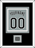 Chicago Name, Number & 2005 World Series Jersey Patch - Road Gray - Triple Mat 3