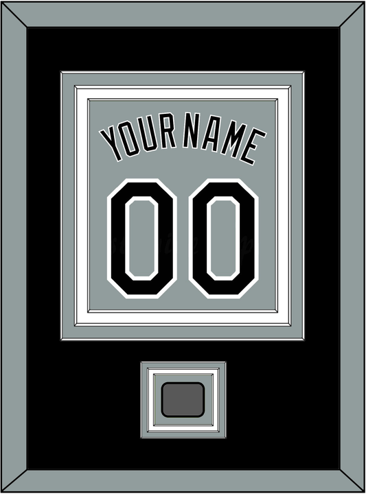 Chicago Name, Number & 2005 World Series Champions Patch - Road Gray - Premier Tier 3