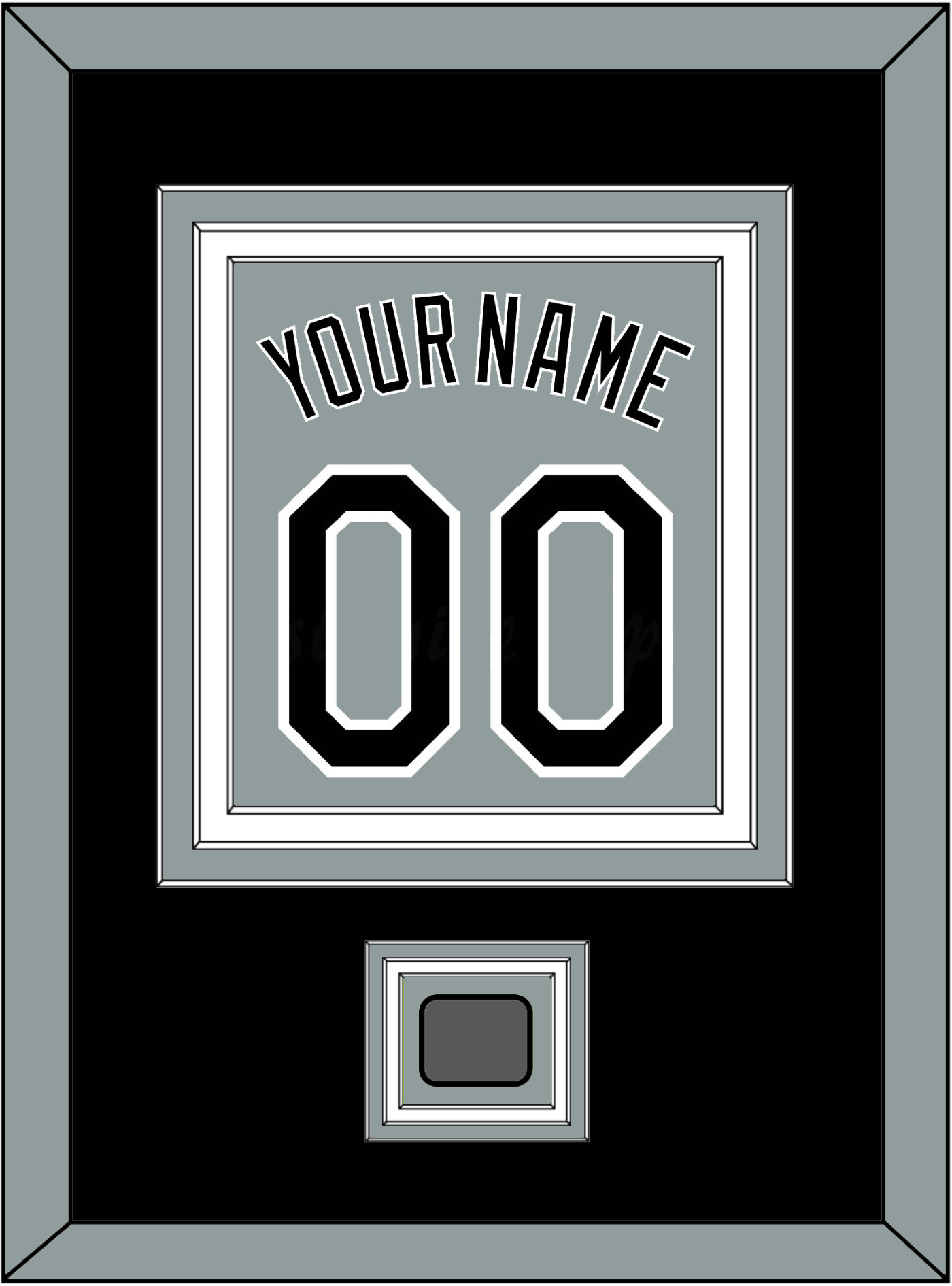 Chicago Name, Number & 2005 World Series Jersey Patch - Road Gray - Premier Tier 3