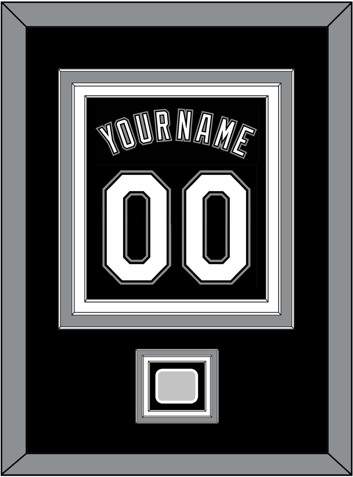 Chicago Name, Number & 2005 World Series Champions Patch - Alternate Black - Premier Tier 2