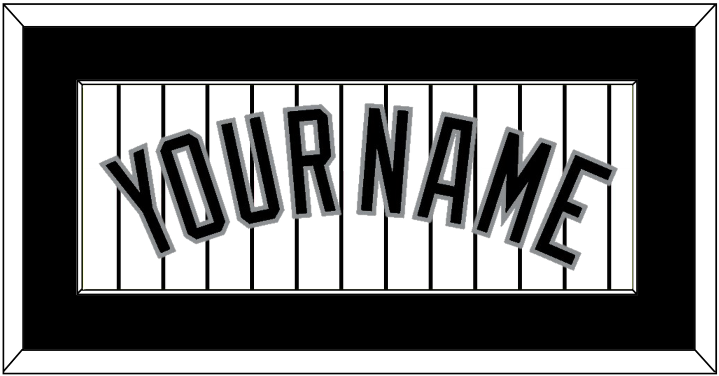 Chicago Name - Home White Pinstripes - Essential Tier 1