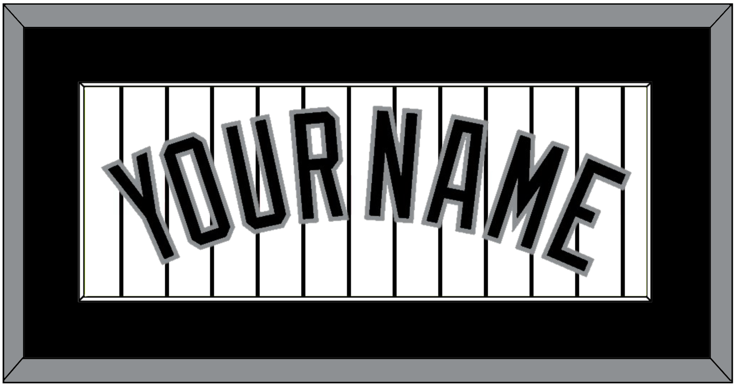 Chicago Name - Home White Pinstripes - Essential Tier 1