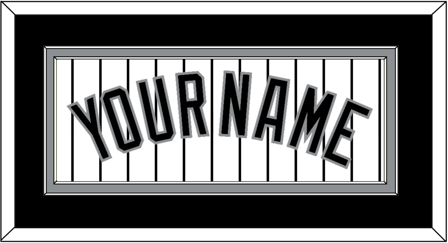 Chicago Name - Home White Pinstripes - Signature Tier 2