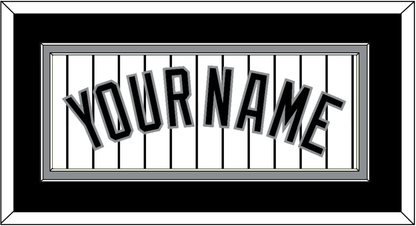 Chicago Name - Home White Pinstripes - Signature Tier 2