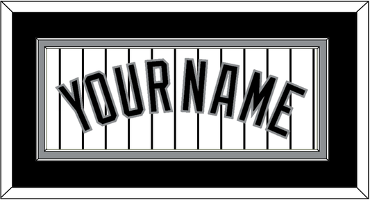 Chicago Name - Home White Pinstripes - Signature Tier 2