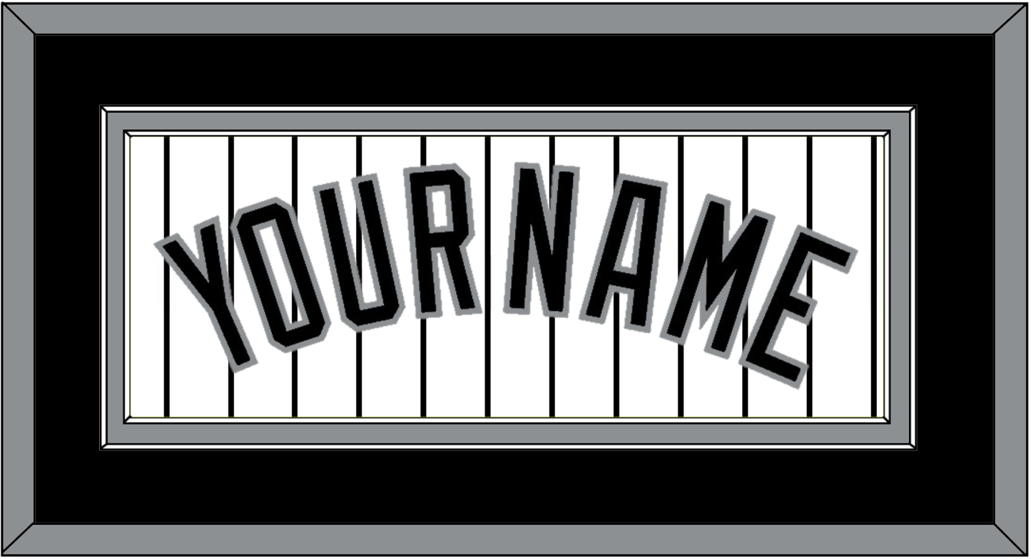 Chicago Name - Home White Pinstripes - Signature Tier 2