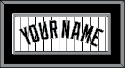 Chicago Name - Home White Pinstripes - Signature Tier 2