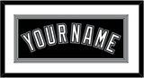 Chicago Name - Alternate Black - Double Mat 1