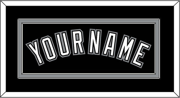 Chicago Name - Alternate Black - Double Mat 2