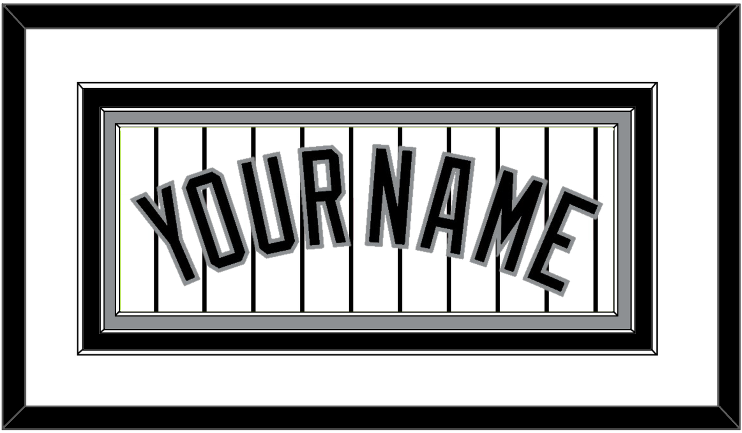Chicago Name - Home White Pinstripes - Premier Tier 1