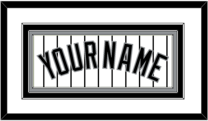 Chicago Name - Home White Pinstripes - Premier Tier 1