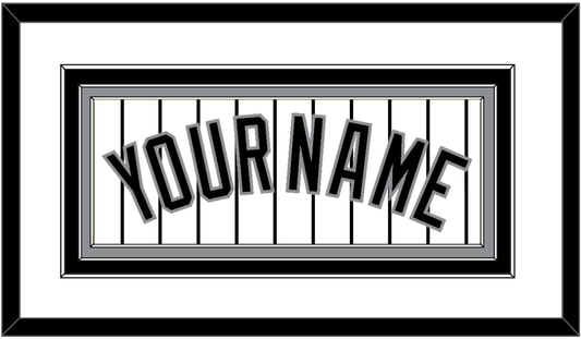 Chicago Name - Home White Pinstripes - Premier Tier 1