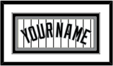 Chicago Name - Home White Pinstripes - Triple Mat 1