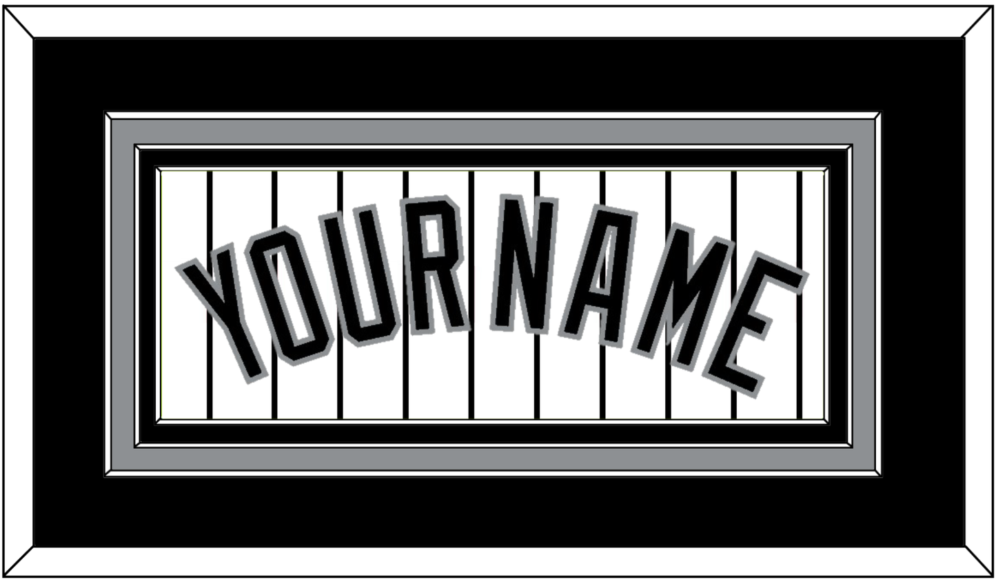 Chicago Name - Home White Pinstripes - Premier Tier 2