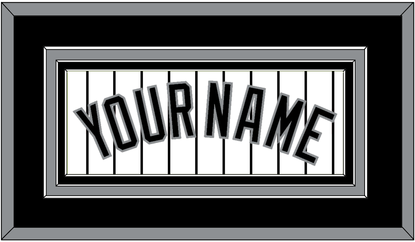 Chicago Name - Home White Pinstripes - Premier Tier 2