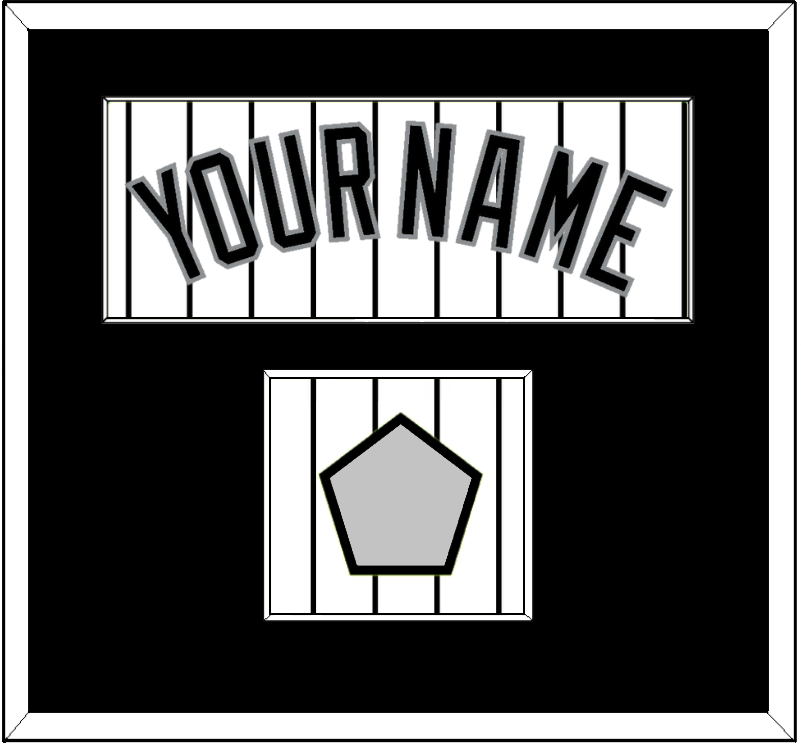 Chicago Name & World Series Champions Patch - Home White Pinstripes - Essential Tier 1