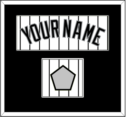 Chicago Name & World Series Champions Patch - Home White Pinstripes - Essential Tier 1