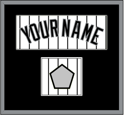 Chicago Name & World Series Champions Patch - Home White Pinstripes - Essential Tier 1