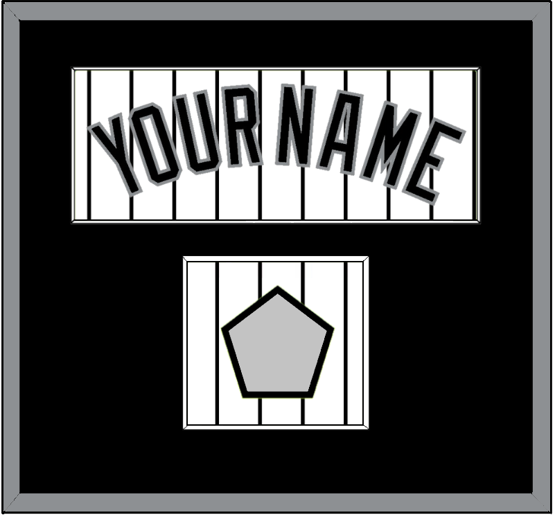 Chicago Name & World Series Jersey Patch - Home White Pinstripes - Essential Tier 1