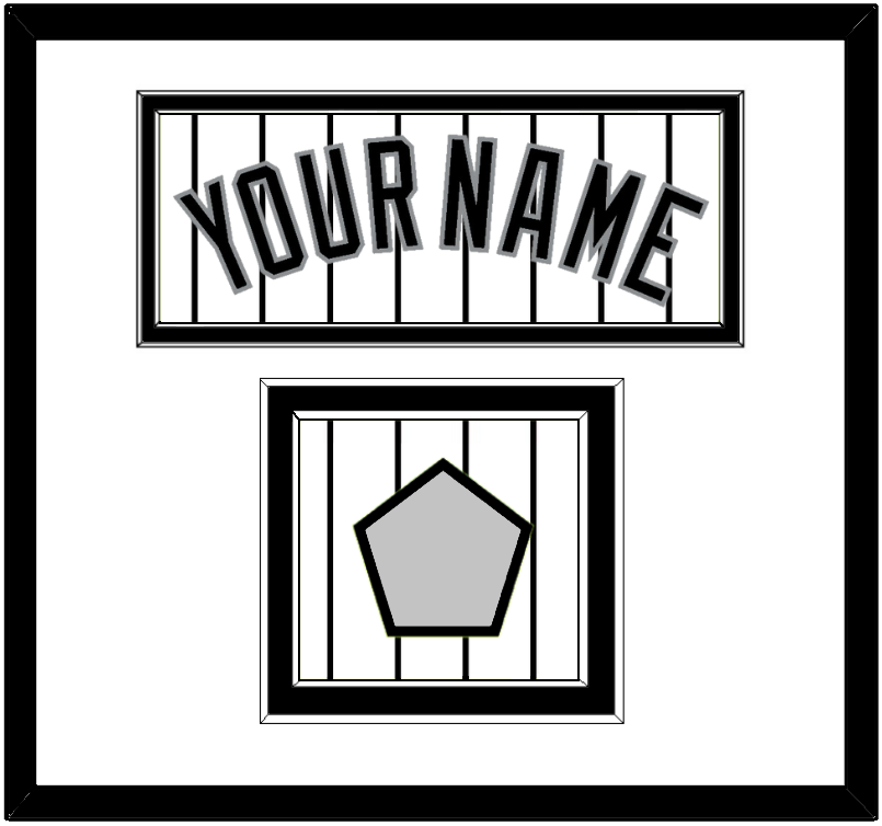Chicago Name & World Series Jersey Patch - Home White Pinstripes - Signature Tier 1