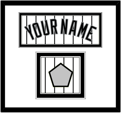 Chicago Name & World Series Champions Patch - Home White Pinstripes - Signature Tier 1
