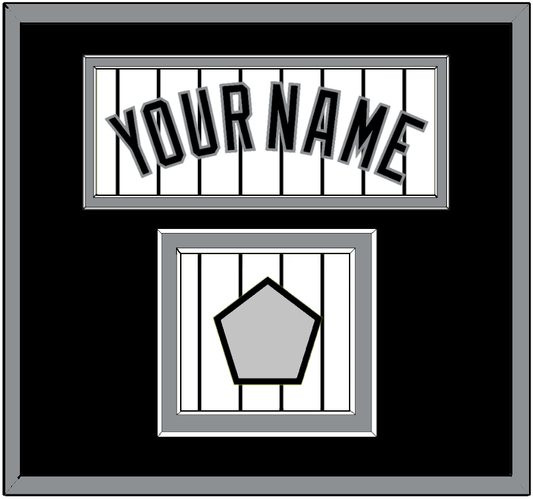 Chicago Name & World Series Jersey Patch - Home White Pinstripes - Signature Tier 2