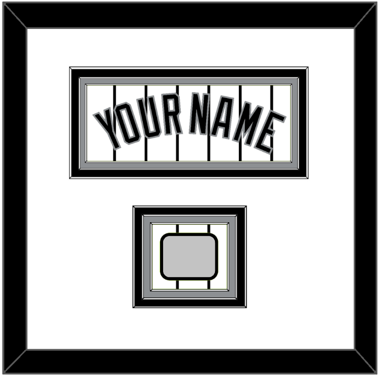 Chicago Name & World Series Jersey Patch - Home White Pinstripes - Premier Tier 1