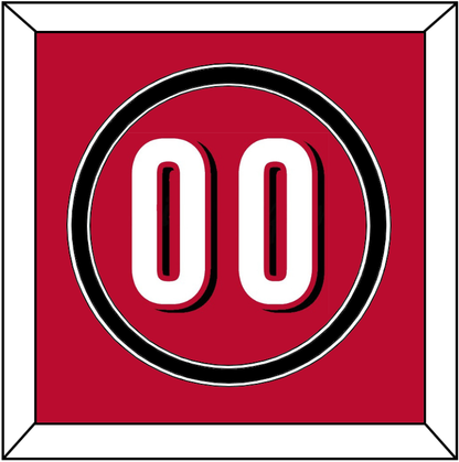 Cincinnati Number - Alternate Red - Signature Tier 2