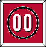 Cincinnati Number - Alternate Red - Double Mat 2