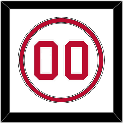Cincinnati Number - Home White (1988-1992) - Signature Tier 1