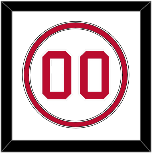 Cincinnati Number - Home White (1988-1992) - Signature Tier 1