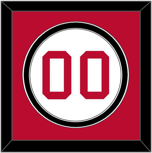 Cincinnati Number - Home White (1988-1992) - Signature Tier 2