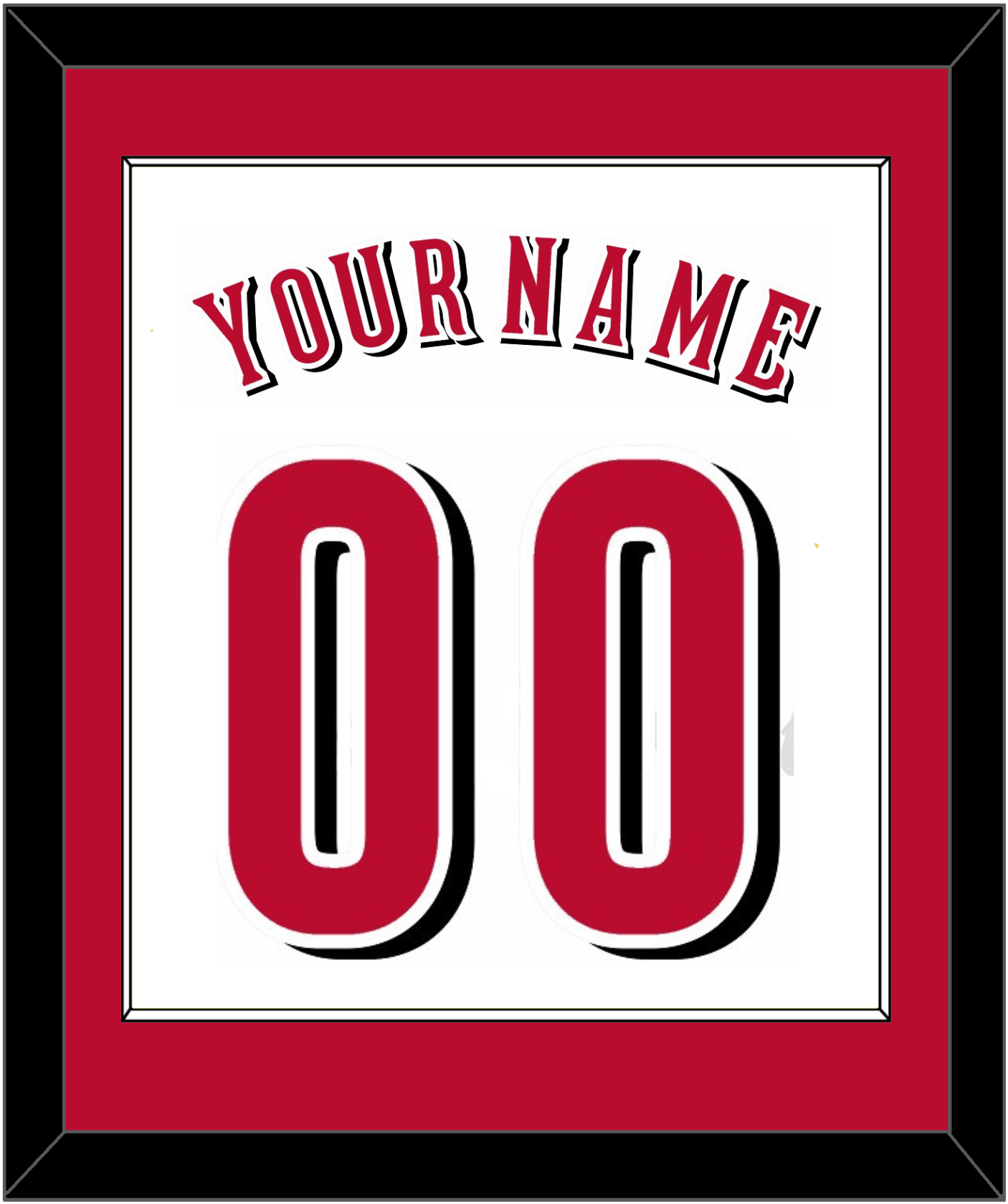 Cincinnati Name & Number - Home White - Essential Tier 1