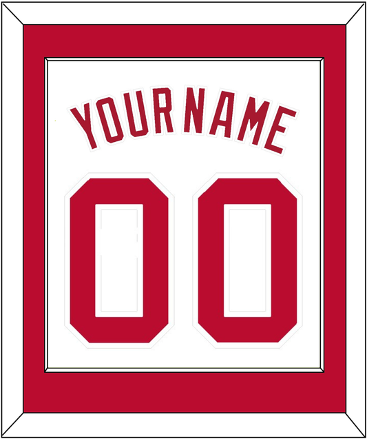 Cincinnati Name & Number - Home White (1988-1992) - Essential Tier 1
