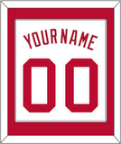 Cincinnati Name & Number - Home White (1988-1992) - Single Mat 1