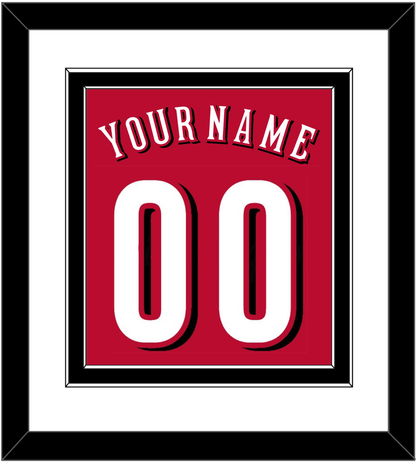 Cincinnati Name & Number - Alternate Red - Signature Tier 1