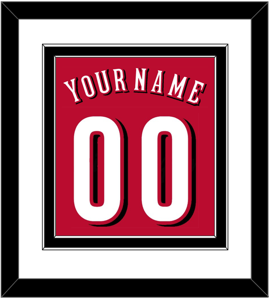 Cincinnati Name & Number - Alternate Red - Signature Tier 1