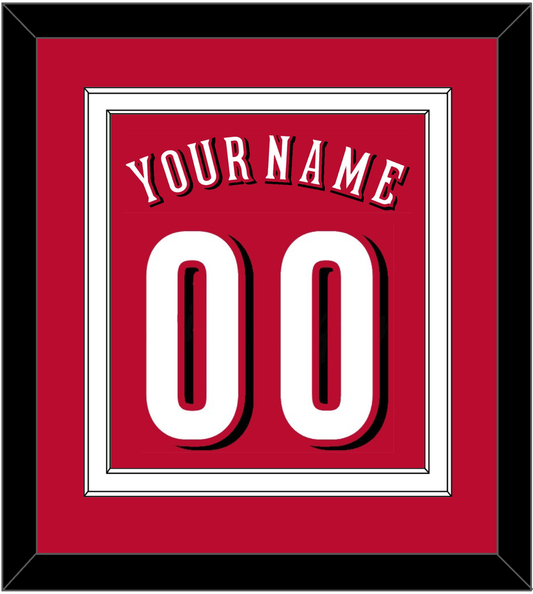 Cincinnati Name & Number - Alternate Red - Signature Tier 2